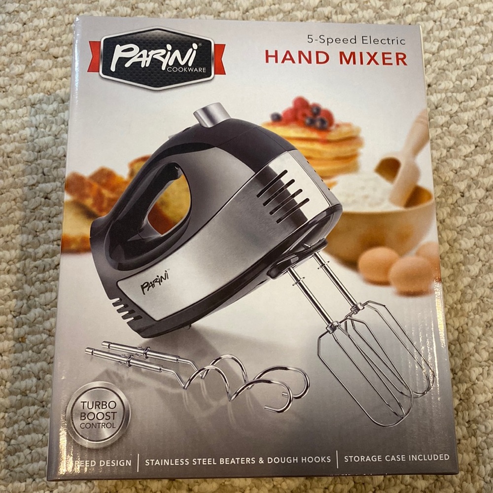 Parini 5 speed electric hand mixer